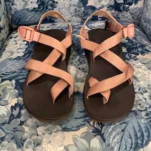 Chaco Z Boulder Rose Gold Sandals